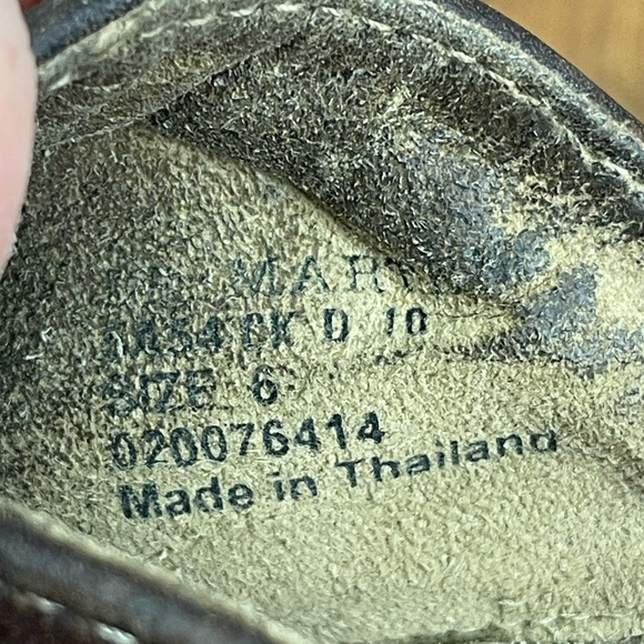 Dr Martens Mens brown leather thong sandals size 6 main image 5